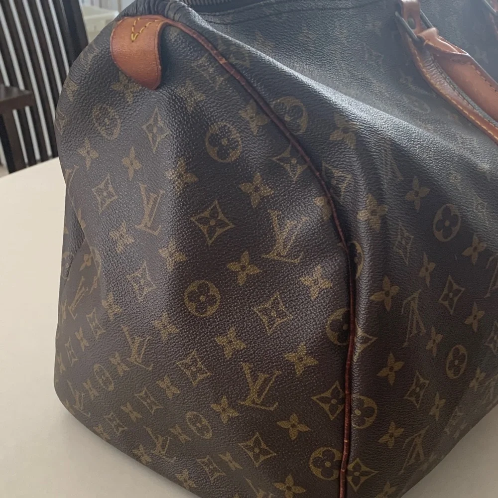 Louis Vuitton Luxury Brown Monogram Travel Bag